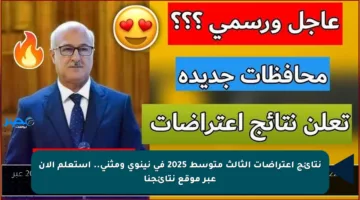 نتائج اعتراضات الثالث متوسط 2025 في نينوى ومثنى.. استعلم الآن عبر موقع نتائجنا